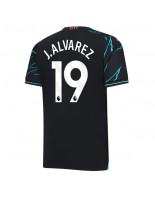 Manchester City Julian Alvarez #19 Alternativní Dres 2023-24 Krátký Rukáv